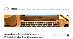 Desktop Screenshot of intux.de