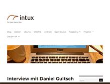 Tablet Screenshot of intux.de